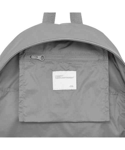TCM belt strap nylon backpack (grey)