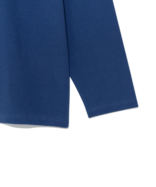 TCM mini logo label long sleeve (dark navy)