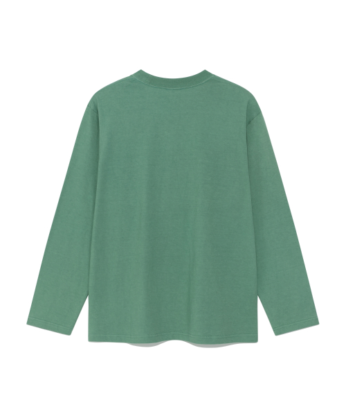 TCM box long sleeve (ash green)