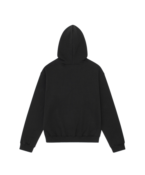 TCM diagonal hoodie (black)