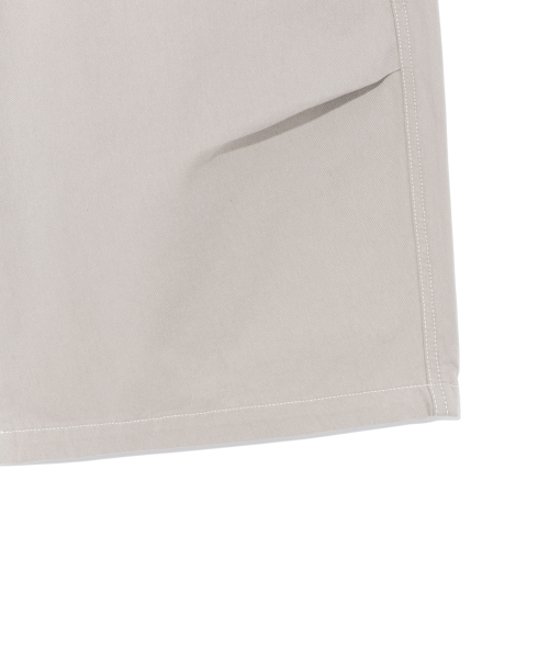 TCM double welt pocket half pants (beige grey)