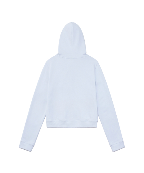 TCM dot hooded zip-up (sky blue)