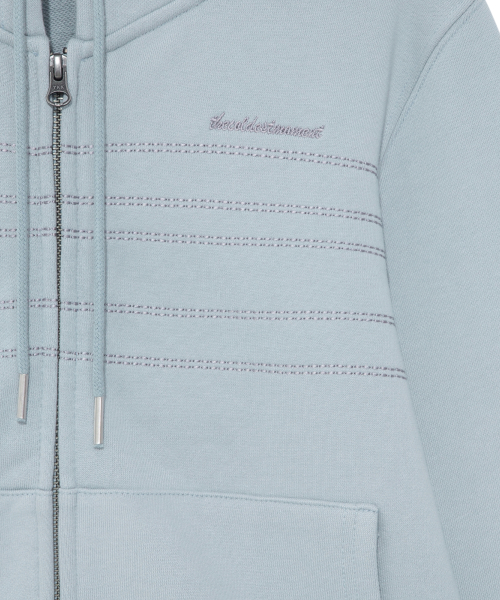 TCM note hooded zip-up (mint)