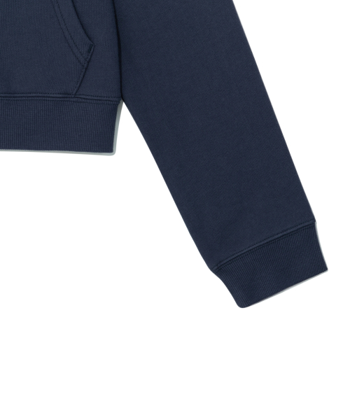 TCM argyle hooded zip-up (navy)