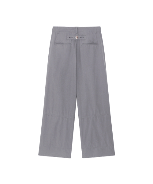 TCM hem two button pants (charcoal)