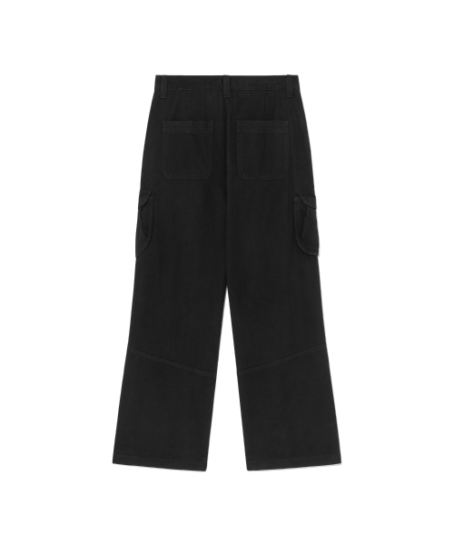 TCM pleated cargo pants (black)