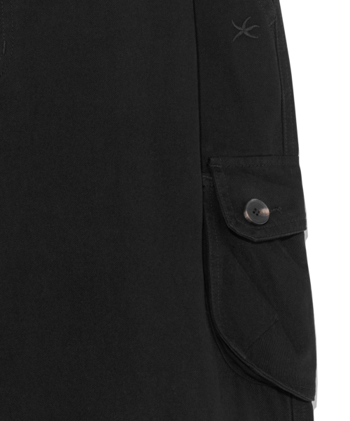 TCM pleated cargo pants (black)