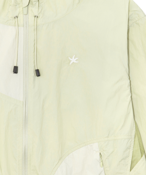 TCM pastel mesh wind stopper (green)