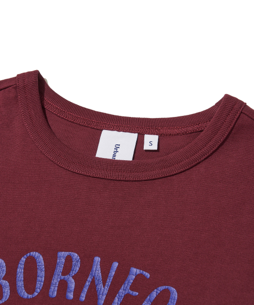 Borneo Panther T-shirt_BURGUNDY