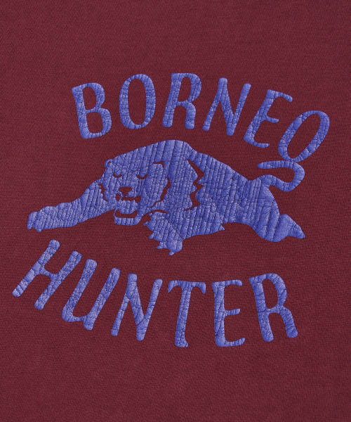 Borneo Panther T-shirt_BURGUNDY