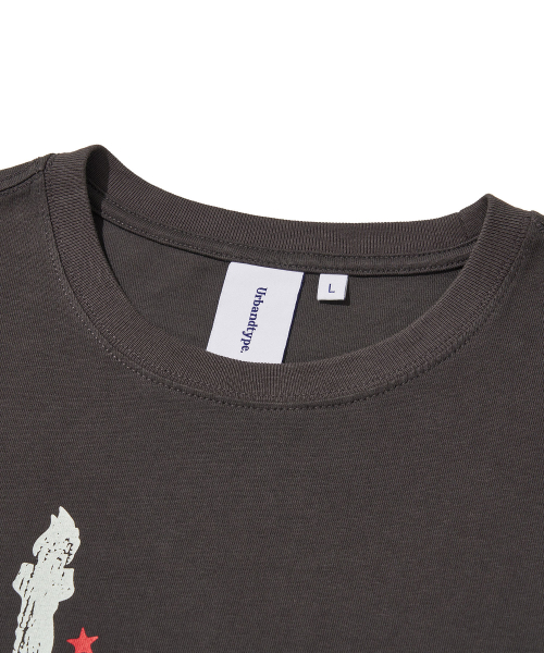 Liberty Music NYC T-shirt_CHARCOAL
