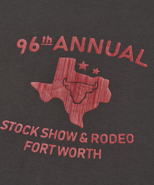 Fort Worth Rodeo T-Shirt_CHARCOAL