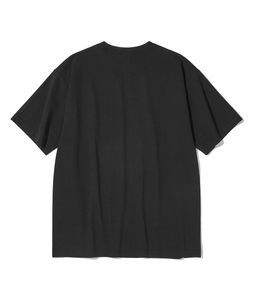 Union Jack Applique T-Shirt_BLACK