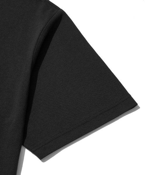 Union Jack Applique T-Shirt_BLACK