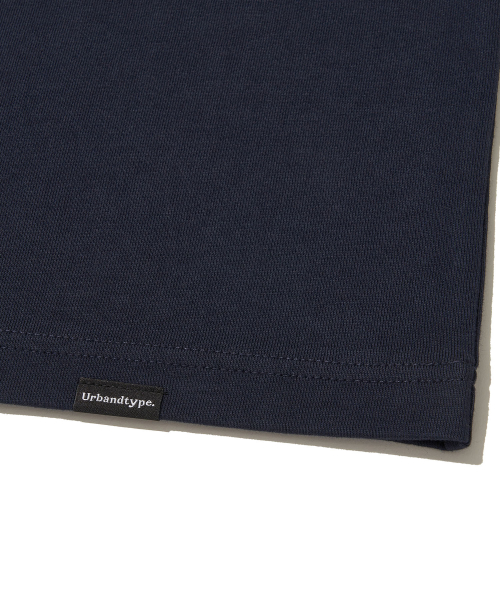 Union Jack Applique T-Shirt_NAVY