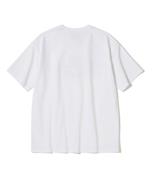 Union Jack Applique T-Shirt_WHITE