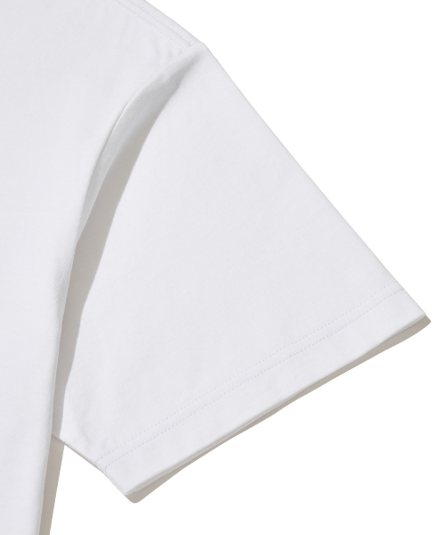 Union Jack Applique T-Shirt_WHITE