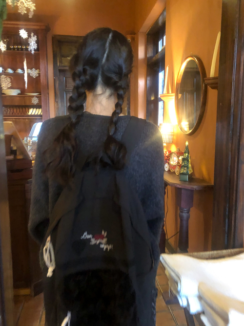 Vintage bon voyage backpack_black