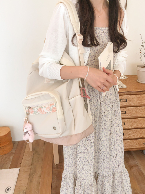 Bon voyage backpack_vintage rose