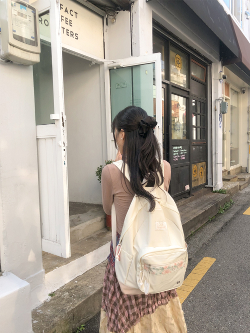 Bon voyage backpack_vintage rose
