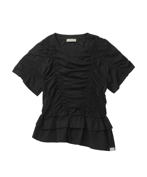 SHIRRING T-SHIRT - 3 colors