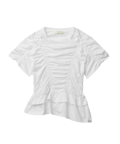 SHIRRING T-SHIRT - 3 colors