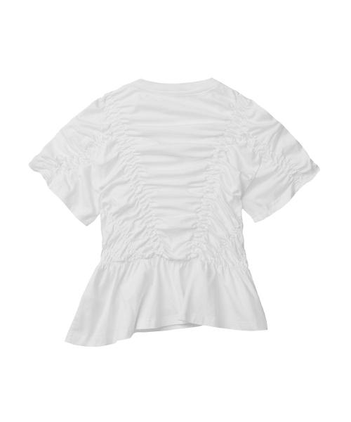 SHIRRING T-SHIRT - 3 colors