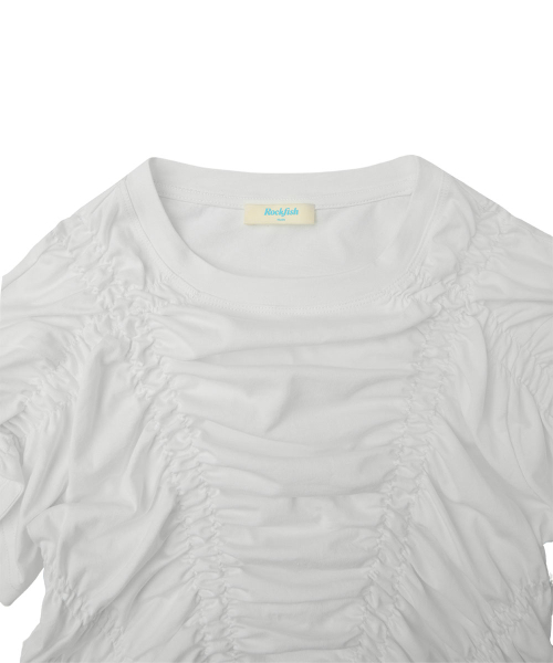 SHIRRING T-SHIRT - 3 colors