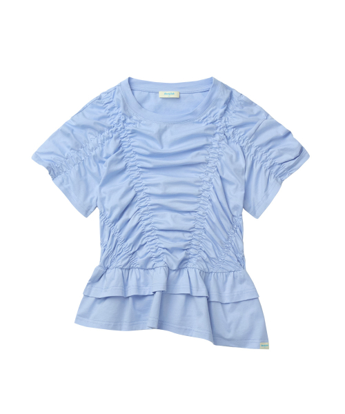 SHIRRING T-SHIRT - 3 colors