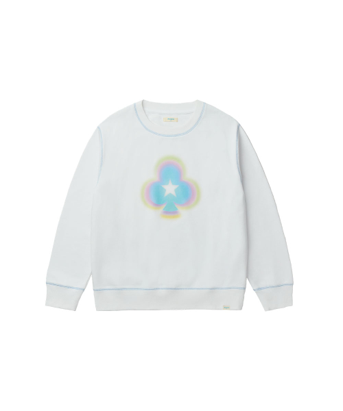 CLOVER SWEATSHIRT - WHITE