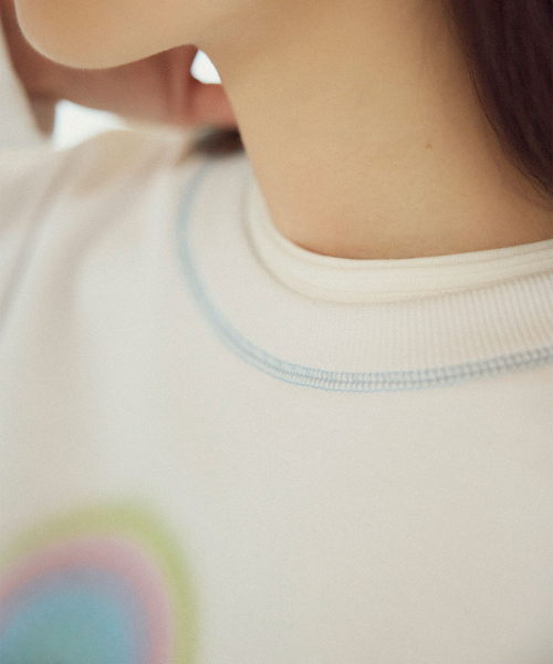 CLOVER SWEATSHIRT - WHITE