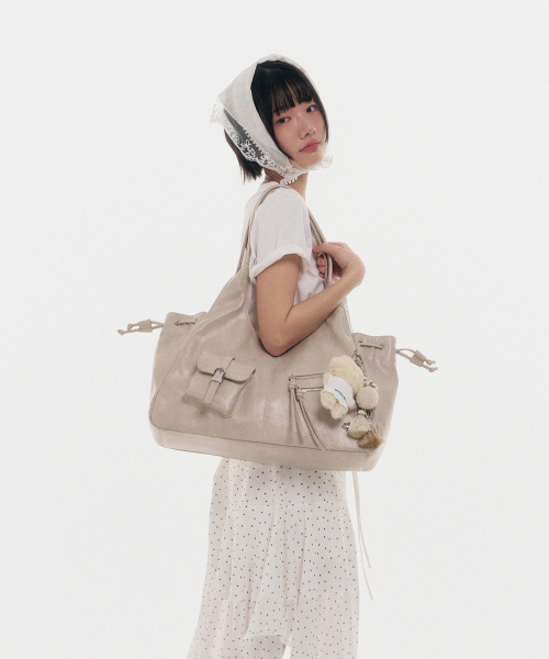 Poki Asymmetric Pocket Shopper Bag_30782SH