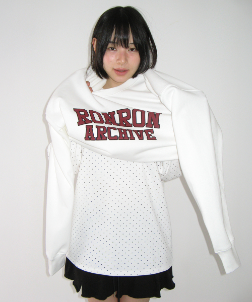 BASIC RR ARCHIVE SWEATSHIRT WHITE