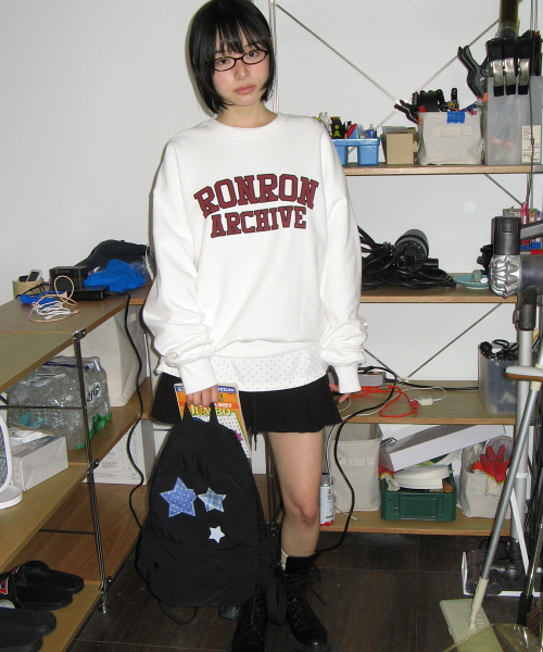 BASIC RR ARCHIVE SWEATSHIRT WHITE