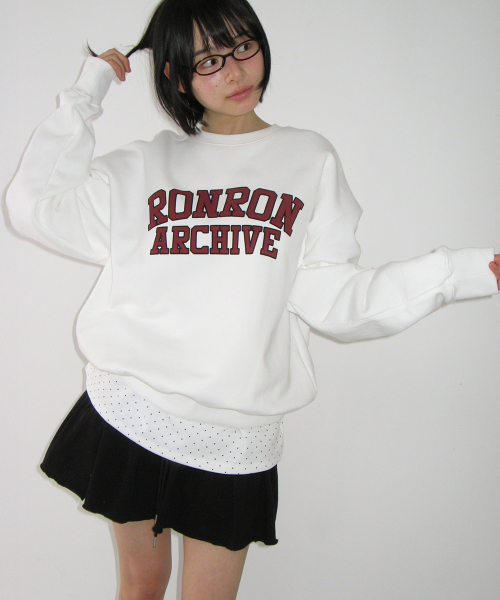 BASIC RR ARCHIVE SWEATSHIRT WHITE