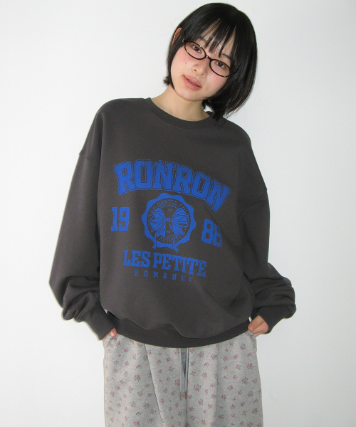RR 1988 VINTAGE RIBBON SWEATSHIRT CHARCOAL