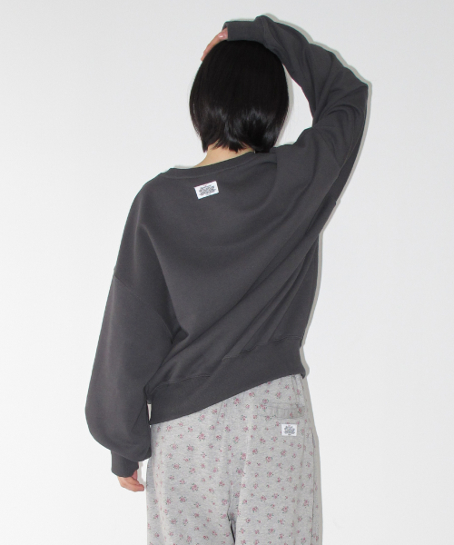 RR 1988 VINTAGE RIBBON SWEATSHIRT CHARCOAL