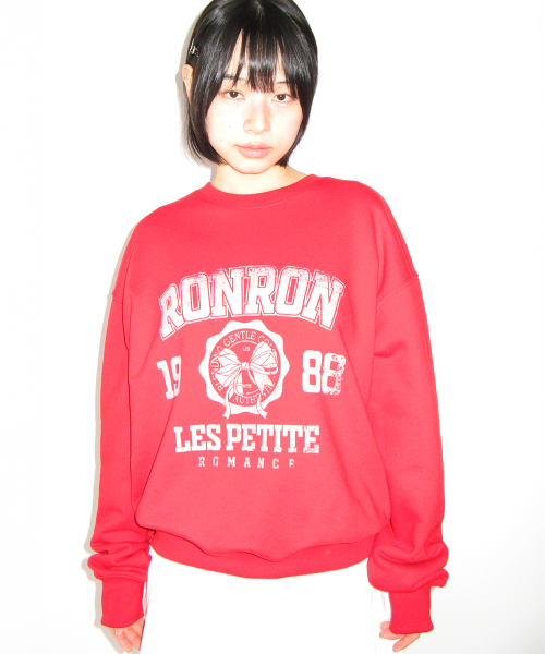 RR 1988 VINTAGE RIBBON SWEATSHIRT RED