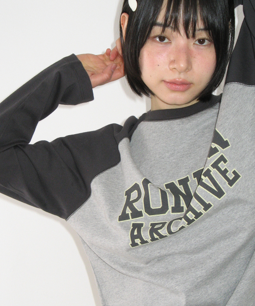 BASIC RR ARCHIVE RAGLAN LONG SLEEVE GREY