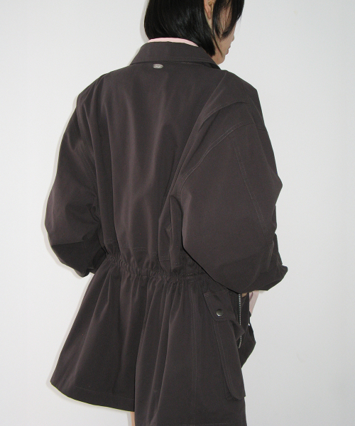 LOOSE FIT WORK FIELD JACKET CHARCOAL