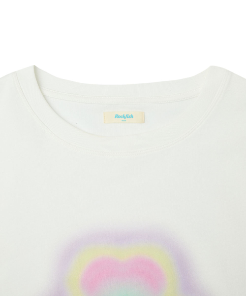 CLOVER HALF SLEEVE T-SHIRT - WHITE