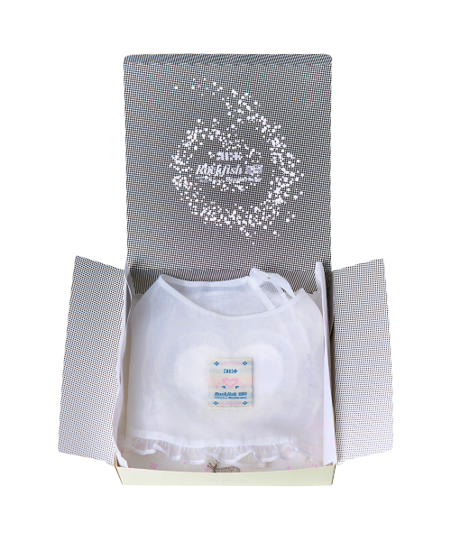 [× ILLIT] ORGANZA CAPE - WHITE