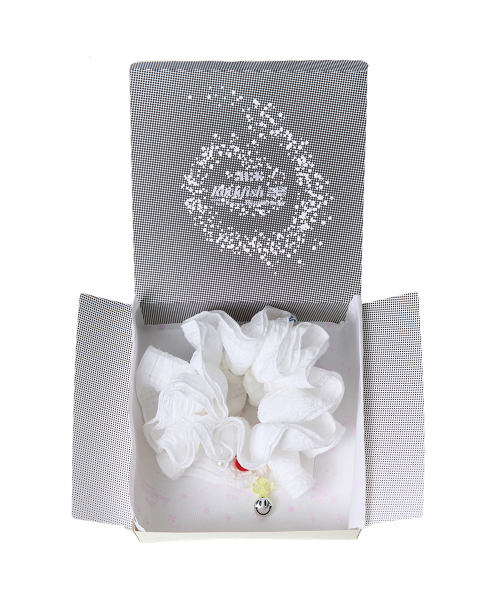 [× ILLIT] SCRUNCHIE - WHITE