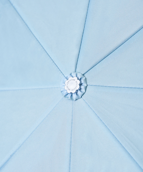 [× ILLIT] SHORT FRILLED UMBRELLA - SKY BLUE