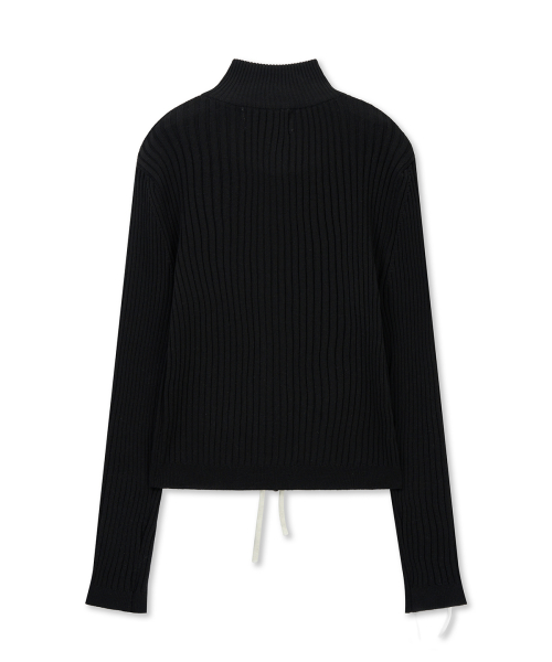 HANDCRAFT SLIM FIT CARDIGAN IN BLACK