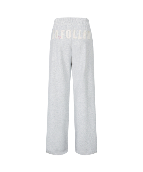 Dorothy Logo Patch Pants (White Melange)
