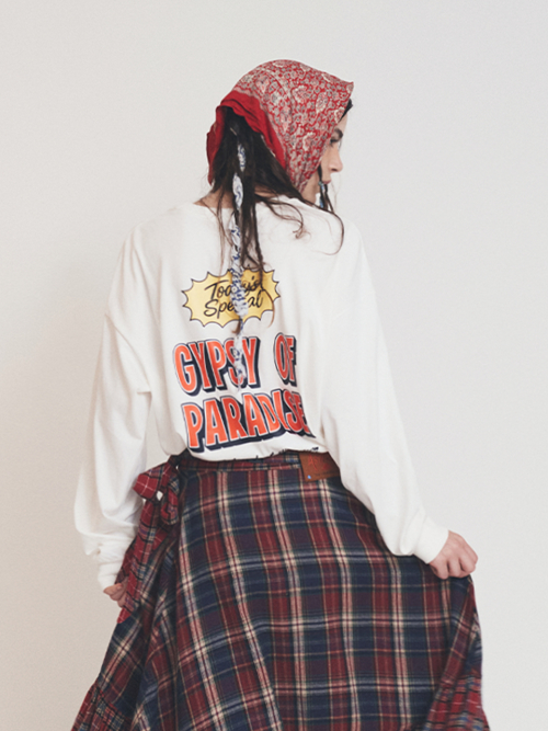 PARADISE LONG SLEEVE T-SHIRT WHITE