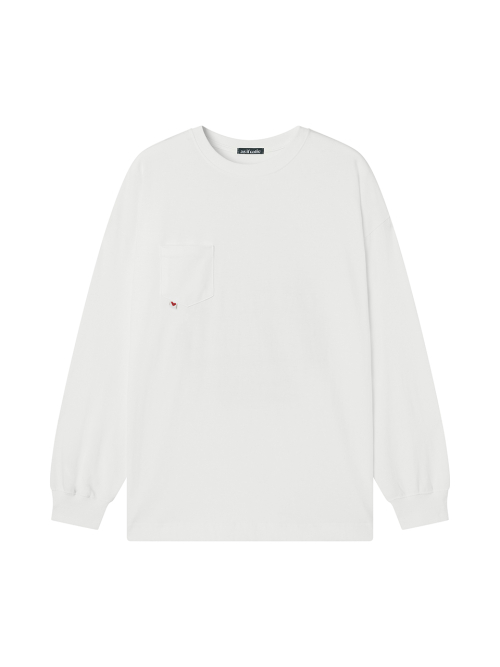 PARADISE LONG SLEEVE T-SHIRT WHITE