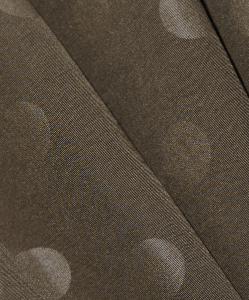 2WAY ESSENTIAL DOT HOODED WINDBREAKER_BROWN