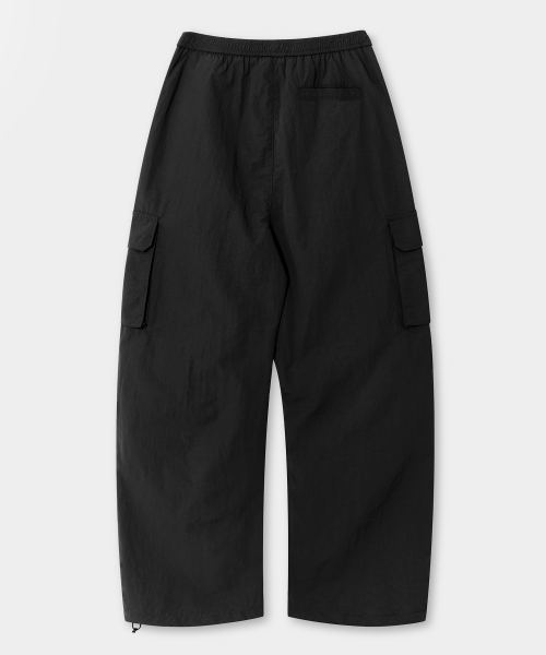 VLAD CURVED TRACK NYLON CARGO PANTS_BLACK